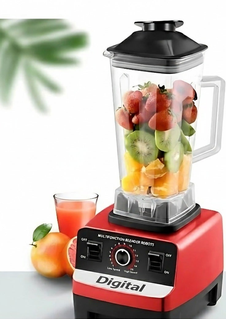 Digital 2-in-1 Electric Blender with Multifunctional Grain Mill, 2L Capacity - Image 1